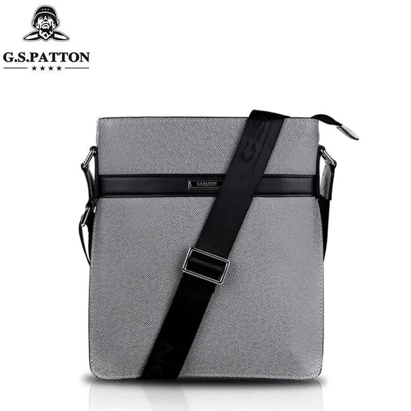 

Barton leather new leather shoulder bag men's portable Messenger bag business briefcase vertical men's bag