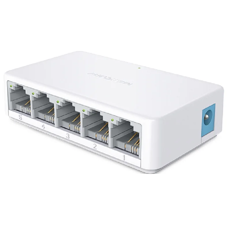 

S105C Ethernet Switch, Mini 5 Ports Desktop Ethernet Network Switch,10/100Mbps LAN Hub,Small ,Plug and Play, Fast Switcher