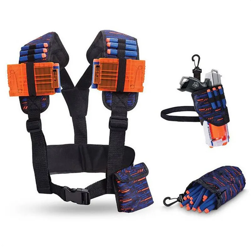 4 шт./компл. Регулируемая сумка для хранения комплект зажим пули Nerf ELITE журнал