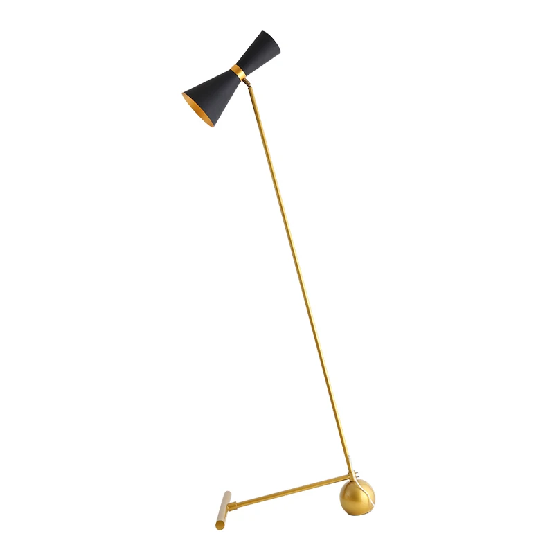 Lustre Painted Gold E27 Led Floor Lamp 1 Light Speaker Floor Light Nordic Minimalism Living Room Floor Lamp Metal Lamp Lamparas