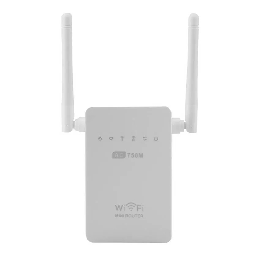 Новейший AC750 беспроводной WiFi ретранслятор двухдиапазонный 2 4 ГГц и 5 750 Мбит/с