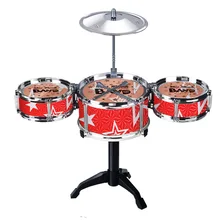 Беспроводной инструмент, игрушки для девочек и мальчиков, Детские Классические джазовые барабаны, детские музыкальные подарки на день рождения, детская вечеринка, подарок