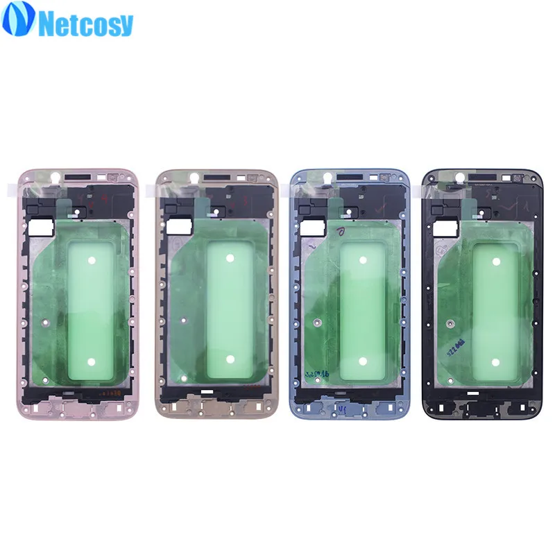 

Netcosy LCD Housing Middle Frame Faceplate Frame Bezel Replacement part For Samsung Galaxy J7 2017 J730 & Screwdriver