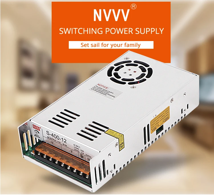 NVVV s-400w-12v33a импульсный источник питания Промышленная Автоматизация промышленное управление трансформатор освещения