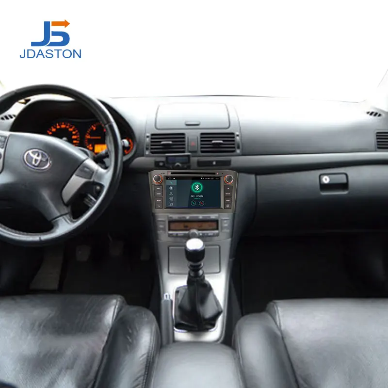 JDASTON Android 10 автомобильный мультимедийный плеер для Toyota Avensis/T25 2003-2008 2 Din Автомобильный Радио gps Навигация DVD CD ips стерео wifi