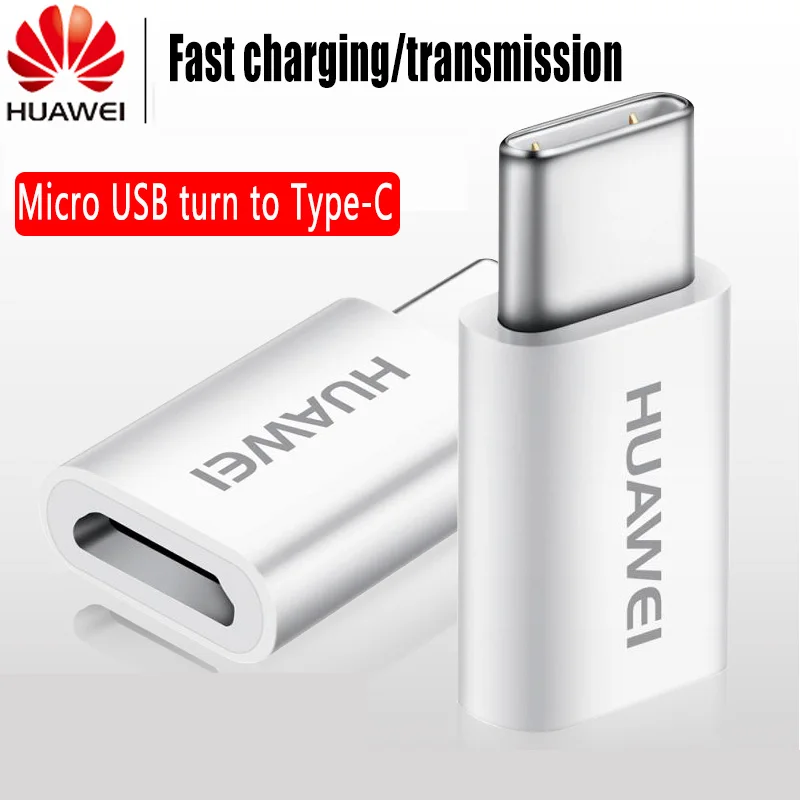 

HUAWEI Micro USB to Type C Converter Original Type-C Data Charging Cable Adapter Fast Charger P20 pro P 20 P10 P9 lite mate 9 10
