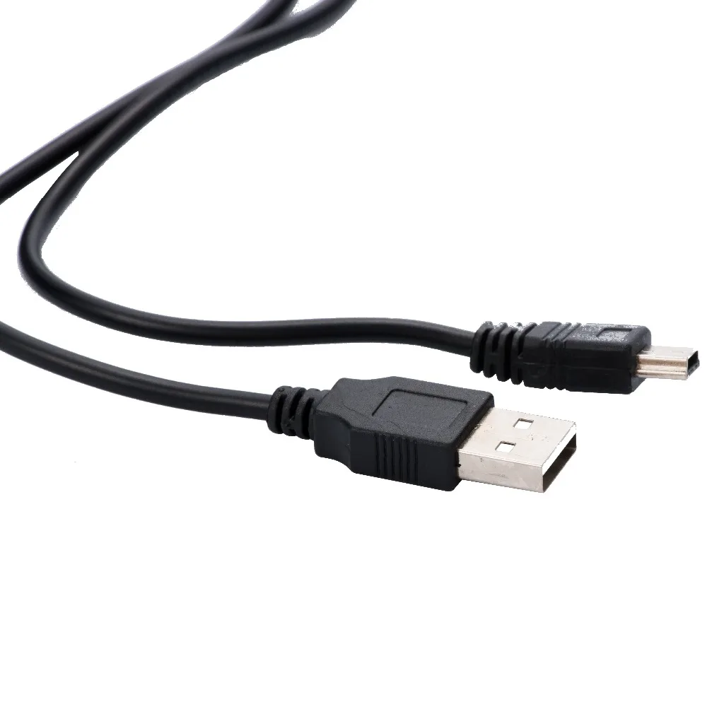 

1 m Copper USB 2.0 To MINI 5 Pin Male Jack Charging Date Transmit Cable Cord For Speakers MP3 MP4 MP5 PSP GPS