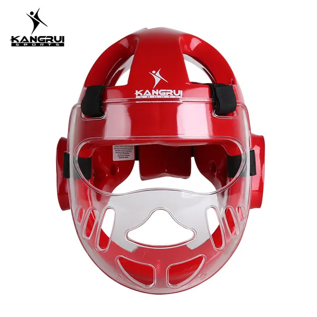 High quality Taekwondo helmet mask Removable karate helmet headgear WTF