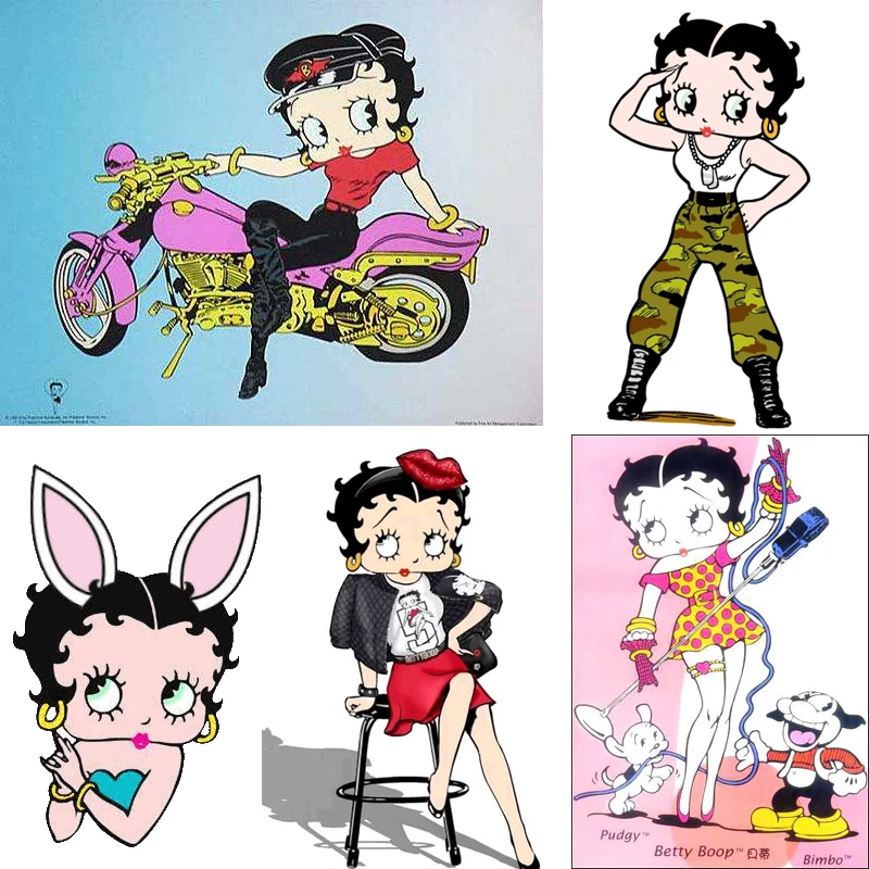 5D Diamond Painting Blue Dress Betty Boop Kit