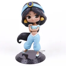Q Posket Caracteres Aladdin Princesa Jasmine PVC Modelo Figura da Princesa Do Brinquedo Boneca Presente para a Menina 14.5 cm