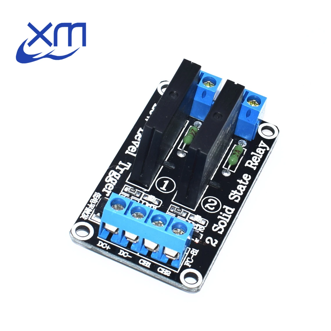 

5V 2 Channel OMRON SSR low Level Solid State Relay Module 240V 2A H53