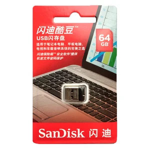 Image 4 - SanDisk Cruzer Fit CZ33 סופר מיני USB דיסק און קי 64 gb USB 2.0 sandisk עט כונן 32 gb זיכרון מקל עט כונני 16GB U דיסק