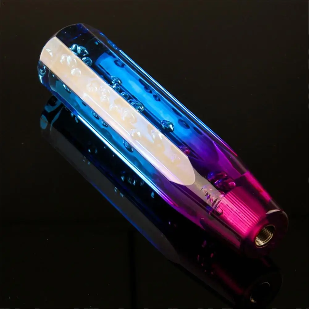 

Universal 10cm/15cm/25cm Car 5/6 Speed Shift Knob LED Colorful Light Crystal Style Gear Stick Handle Shifter Gear Shift Knob