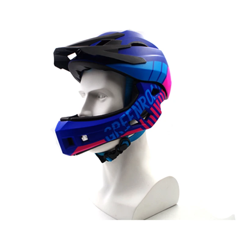Full Face Bicycle Helmet With Visor Bicycle Post
