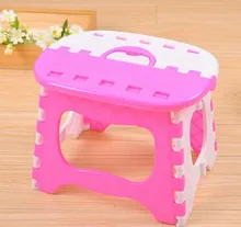 CAMMITEVER Blue Pink Portable Plastics Folding Stool Cartoon Ottomans Outdoors Fishing Study Dinner Children Stool Children Furniture CAMMITEVER Blue Pink Portable Plastics Folding Stool Cartoon Ottomans Outdoors Fishing Study Dinner Children Stool Children Furniture