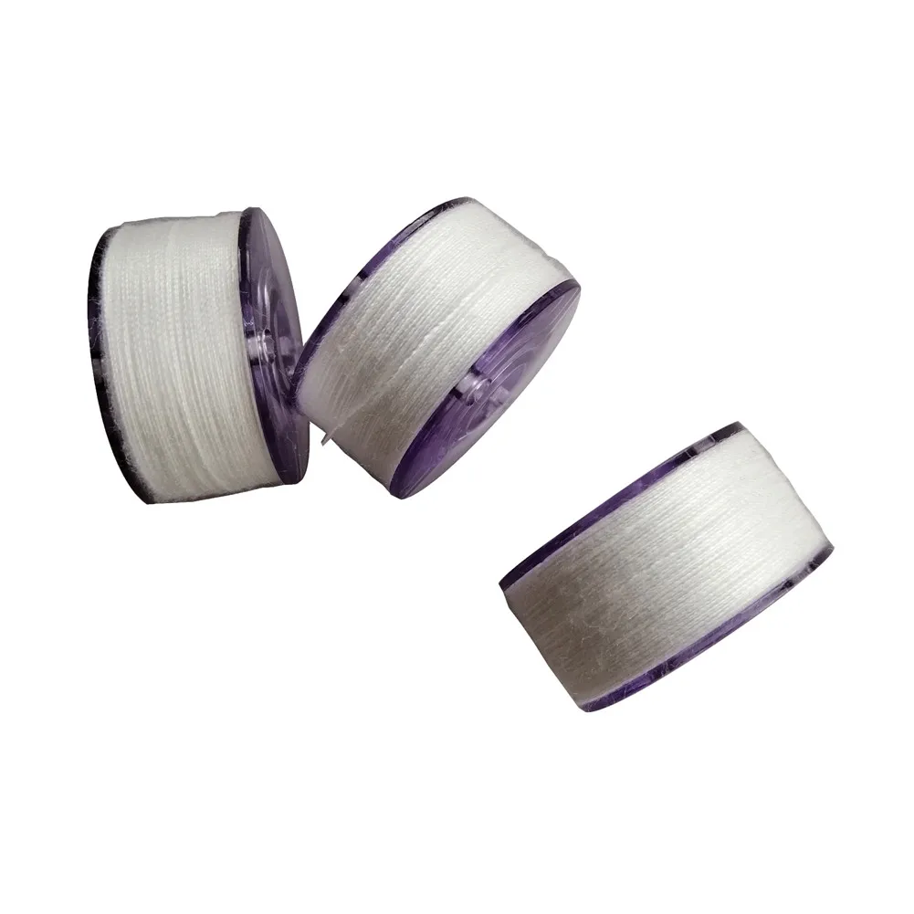 Simthread White Black Prewound 90 Weight Thread Embroidery Bobbins Size