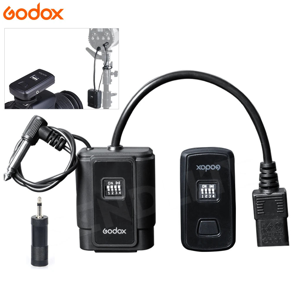 Godox DM-16 16-канал Беспроводной студийное управление вспышкой радио передатчик и приемник для Canon Nikon Olympus Pentax фотокамеры