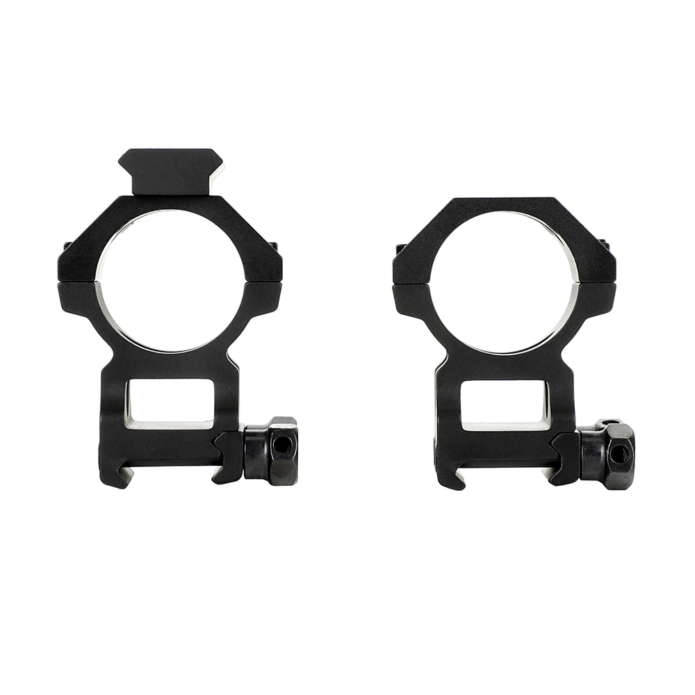 ohhunt Rock-Solid 25.4mm 30mm Scope Picatinny Rings Hunting Tactical Riflescopes Mounts With Top Rail For AK 47 AR15