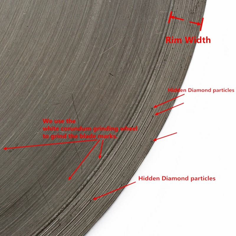 200mm 8" inch THK Diamond segment sintered continuous rim TILE SAW BLADE wheel 