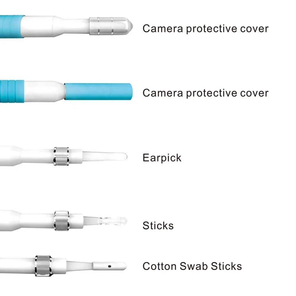 3 в 1 HD визуальный инструмент для чистки ушей Micro usb type-c инструмент для чистки ушей в ухо Чистка эндоскопа наушник с мини-светодиодный ручкой для камеры#271591