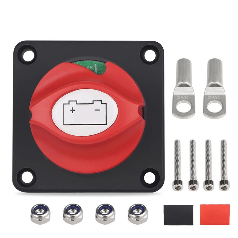 

Truck Car Disconnect Isolator Master Switch 12v-48v Battery Power Cut Off Isolator Terminal Car Vehicle Boat Marine