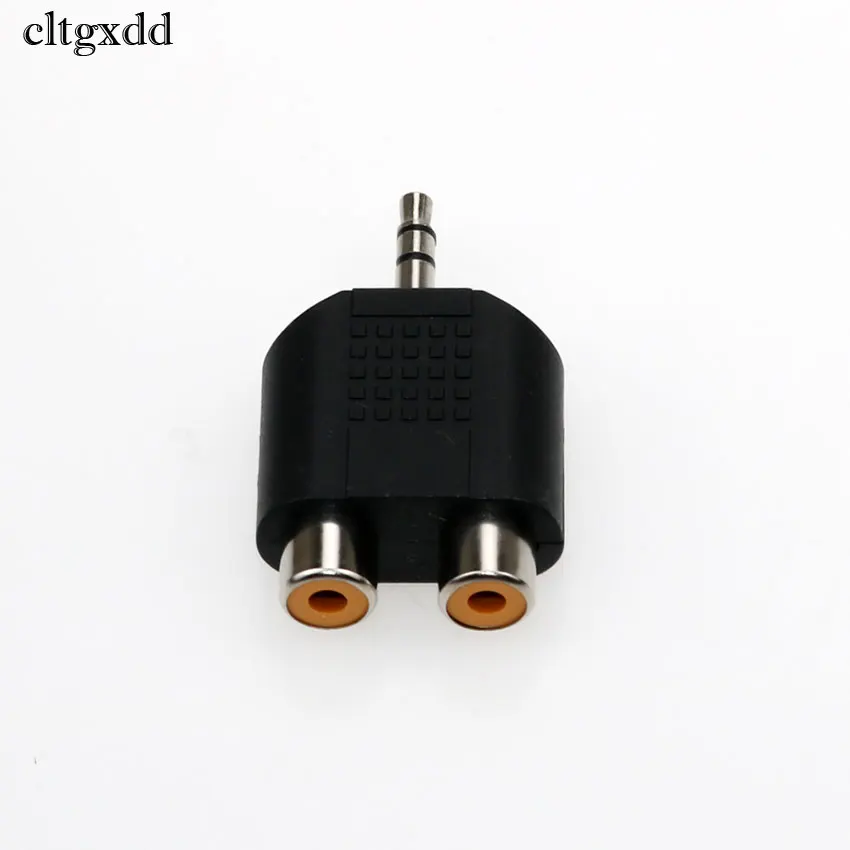 Cltgxdd Позолоченный разъем 3 5 мм штекер RCA гнездо В AV аудио 2 в 1 стерео гарнитура