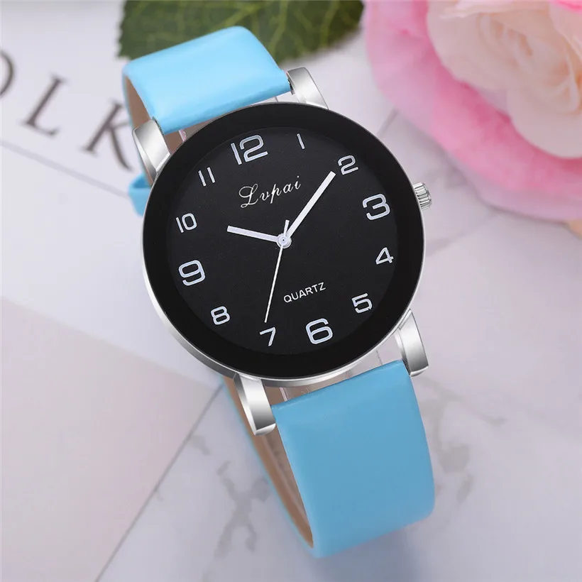 LVPAI женские часы модные роскошные женские кварцевые наручные часы Топ бренд кожаный ремешок часы женские часы Reloj