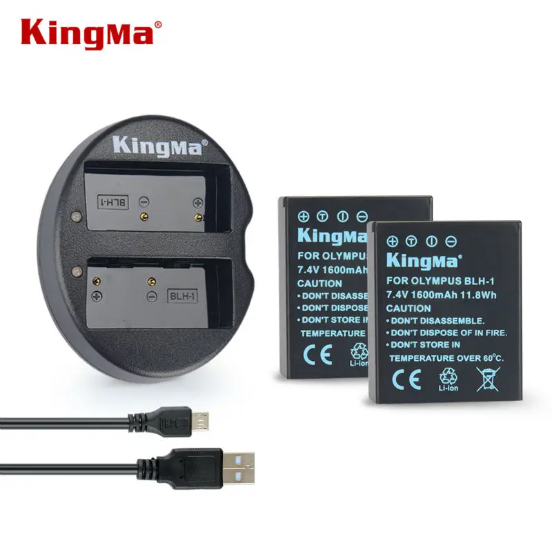Vemico GoPro Max 360 Battery Charger Kit 2 X 1600mAh