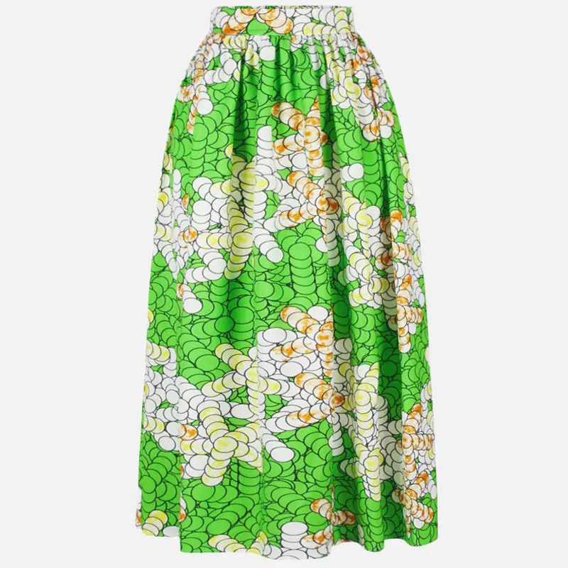 Aonibeier 5 цветов трапециевидной формы длиной до щиколотки юбки женские с принтом Высокая талия весенние летние юбки модные квадратные цифровые пляжные юбки
