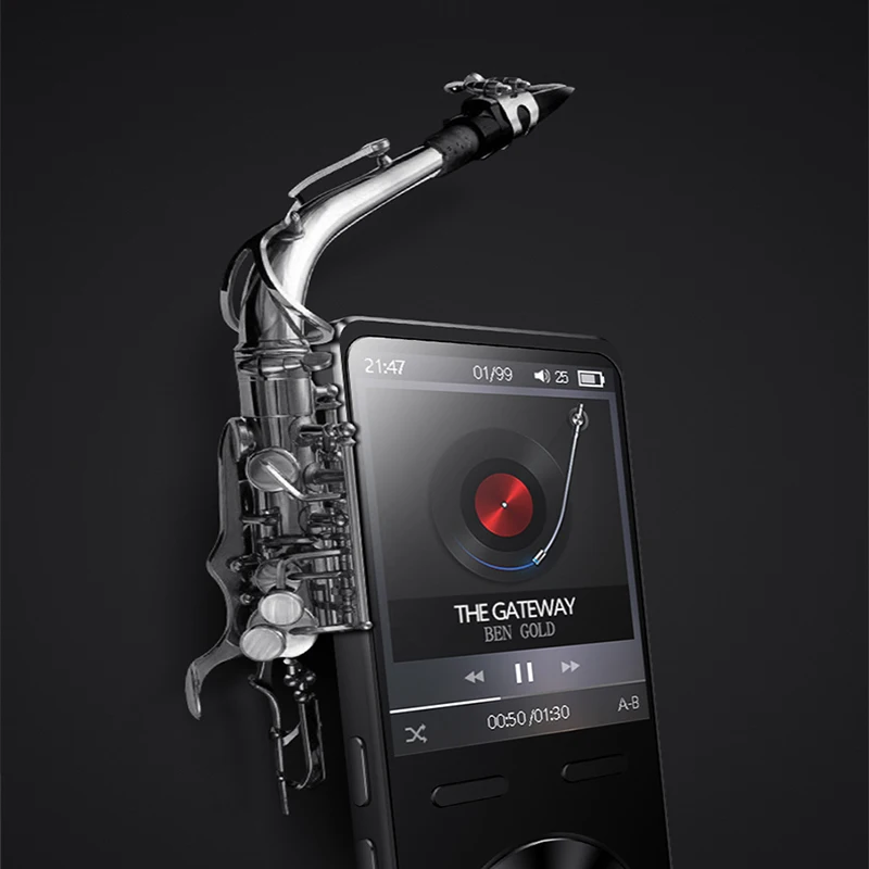 MECHEN X1 1,8 дюймов цифровой цветной экран MP3 плеер портативный без потерь HIFI музыкальный плеер TF FM будильник Запись Поддержка