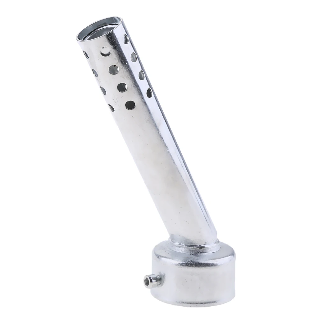 

80mm Metal Motorcycle Long Angled Exhaust Muffler Silencer Baffle to fit 47mm-49mm Pipes Durable Auto Replacement Parts