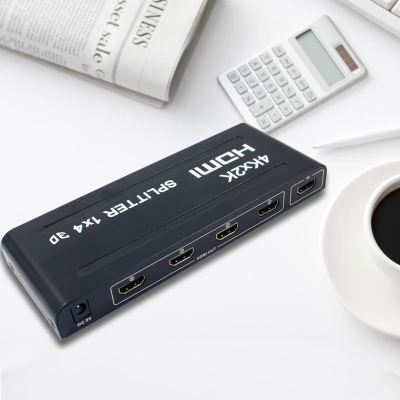 One into Four 4K*2K 3D 1080p Ultra HD 1.4 HDMI Splitter 5 Port Hub Box Auto Switch 5 In 1 Out Switcher Adapter One into Four 4K*2K 3D 1080p Ultra HD 1.4 HDMI Splitter 5 Port Hub Box Auto Switch 5 In 1 Out Switcher Adapter