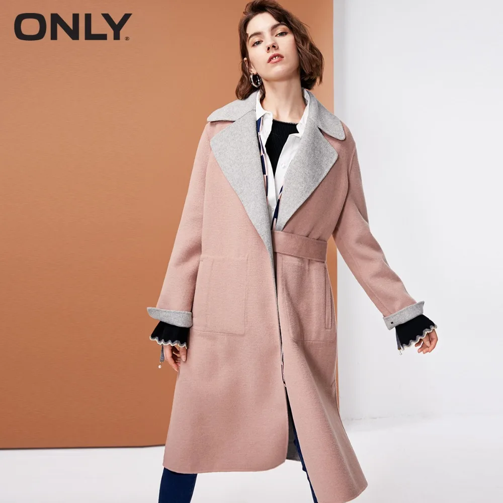 Goedkoop Alleen Vrouwen Winter Nieuwe Stijl Wol Lange Dubbelzijdig Wollen Jas Wearable Op Beide Zijden Tie Up Riem | 11834S536