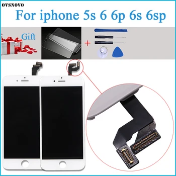

Ovsnovo LCD For iPhone 6 Screen Display Touch Screen Digitizer Assembly Phone Replacement Parts For iPhone 6 6s Plus LCD
