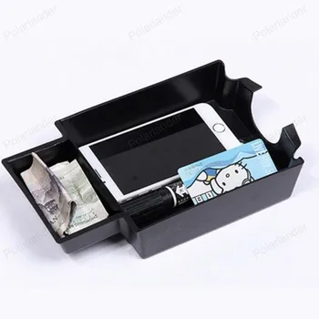 

Central Armrest Storage Box Container For Benz A180 A200 A220 A250 CDI A45 AMG 2012 -2015 Black Mobile Phone Holder