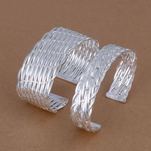 

S262 925 Hot Selling silver jewelry set, fashion jewelry set Knitted Mesh Bangle S262 /anxajfea azpajqwa