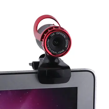 

A859 360 Degrees USB 2.0 12M HD Camera Web Cam Clip-on Digital Video Webcamera with Microphone MIC for Computer PC Laptop