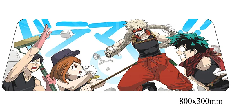 Коврик для мыши Boku no hero academia новый компьютерный геймерский коврик 800x300x2 мм лучший