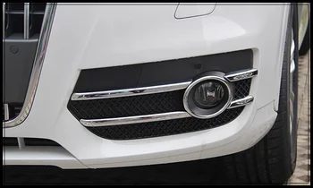 

Higher star ABS with Chrome 10pcs car Front fog lamp decoration trim cover for Audi Q3 2013-2015