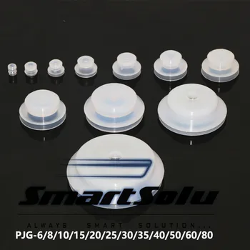 

Free Shipping Suction Cups PJG-60 White Black Industrial sucker Silicon Vacum 60mm Two Bellows Suction Cups Pneumatic Chuck Seat