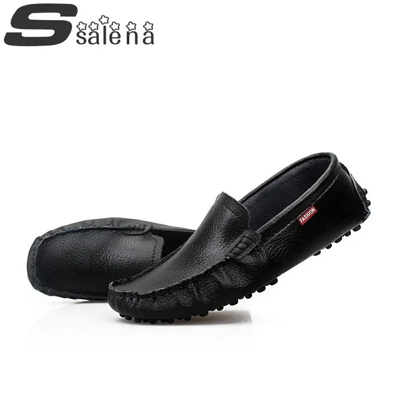 Мужская обувь на плоской подошве модные Лоферы Мужская дышащая низкая hlep водонепроницаемые Мокасины Мода мальчиков Горох обувь
