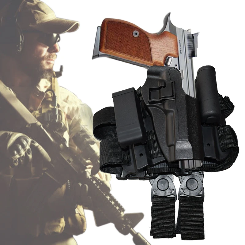 Fit para Beretta Sale Tactical Beretta Pistola m9 92 96 Apertado Perna Direita Holster Coldre Revista Hot