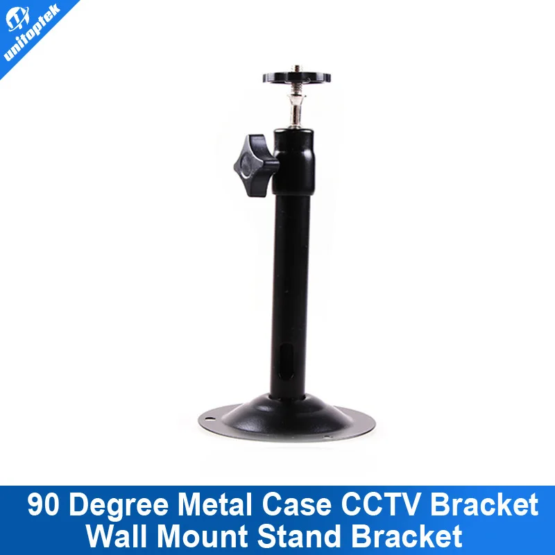 

90 Degrees Tilt Angle Metal Base Wall Mount Stand Bracket For CCTV Camera
