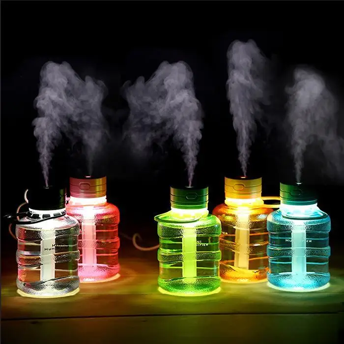 

USB Aroma Essential Oil Diffuser Ultrasonic Bucket Humidifier Air Purifier LED Night Light Air freshener Car air freshener Hot