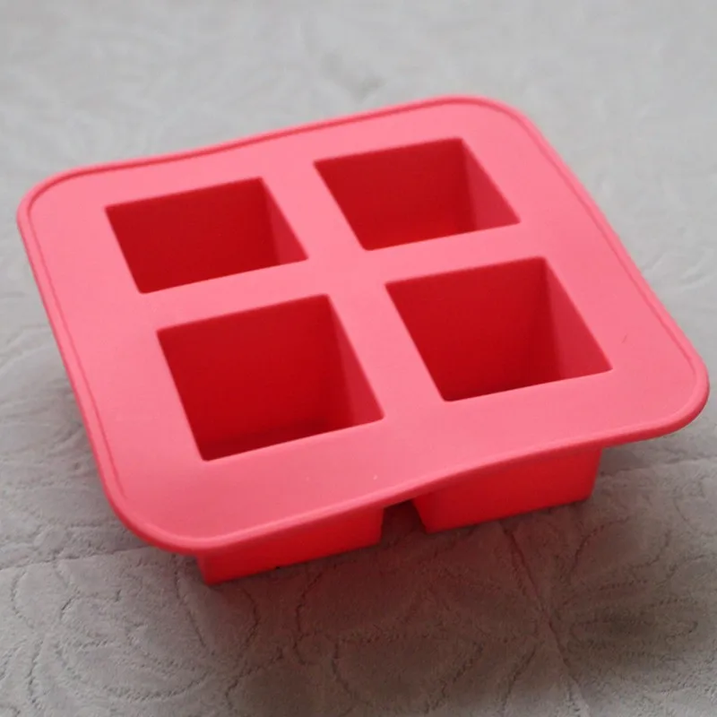 12 Cavity Square Silicone Mold Non-stick Perfect for Cakes Cupcake  Cornbread Muffin Baking Handmade Soap Making Mould BPA Free