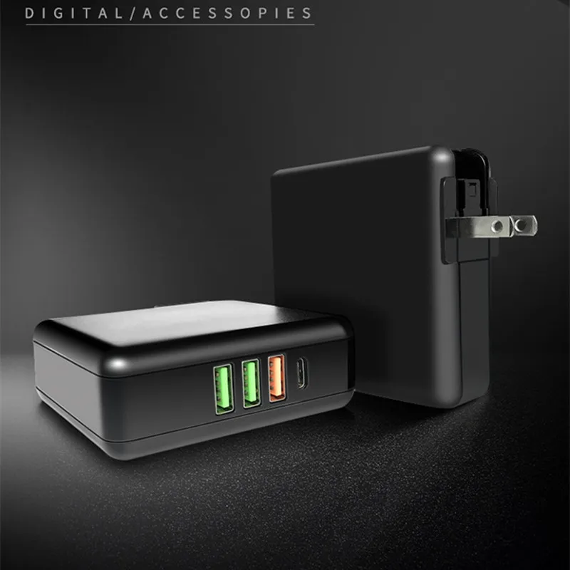 

Type-C 61W Charger QC3.0 Fast Charging PD 5V 9V 12V 15V 3A USB-C Charge For Cellphone Macbook Pro New 100% Guarantee