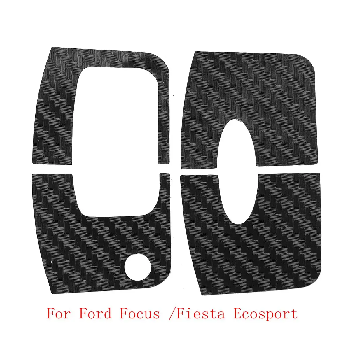

1 Set Carbon Fiber Or Scrub Car Key Sticker Cover Case For Ford /Focus 2 3 2009-2012 /Fiesta Ecosport 2012 2013 2014