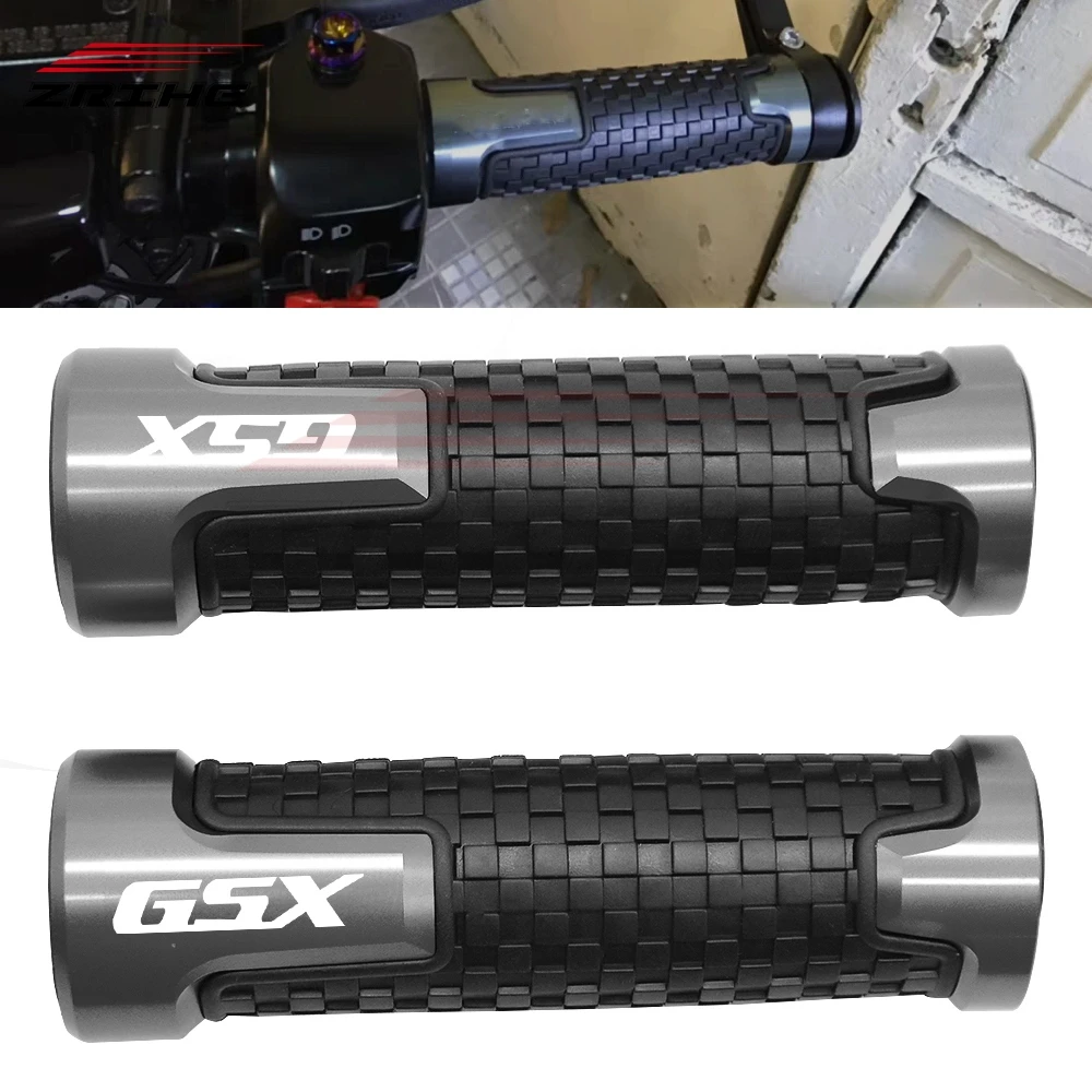 Universal Handle Bar Grips 7/8 22mm Handlebars Grips For SUZUKI GSX1400 GSX 1400 2010-2016 GSX650F GSX 650F GSX 650 F 2008-2015