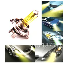 2 шт. H4 12 в 60 Вт 55 Вт 3000K желтый автомобильный головной светильник, противотуманная фара, супер желтый автомобильный головной светильник, автомобильный светильник, источник света