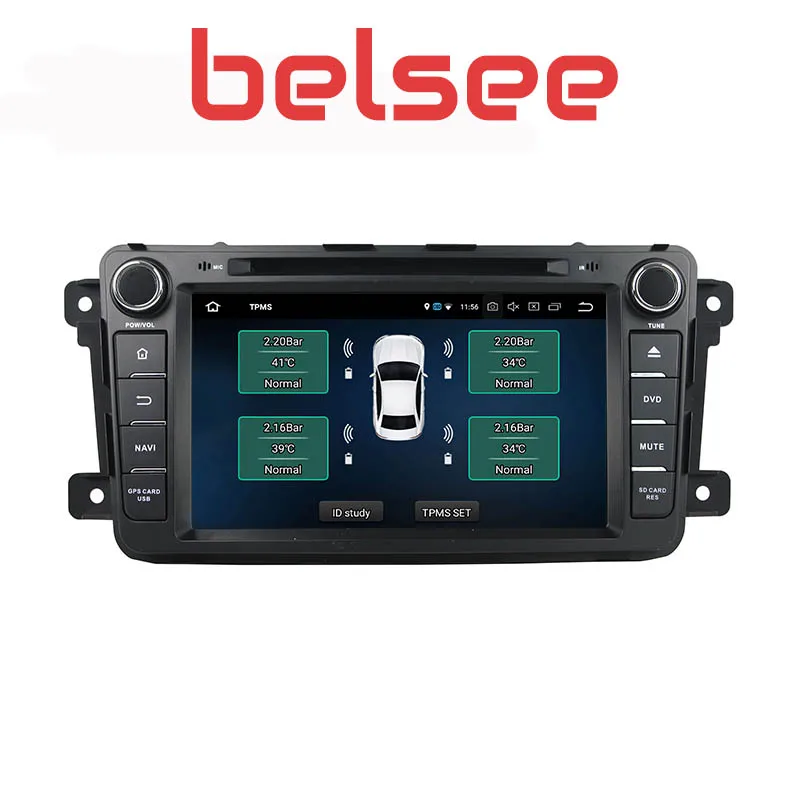 Автомобильный DVD плеер Belsee 8 ядер 4 + 64 ГБ Android 9 0 сенсорный экран автомагнитола